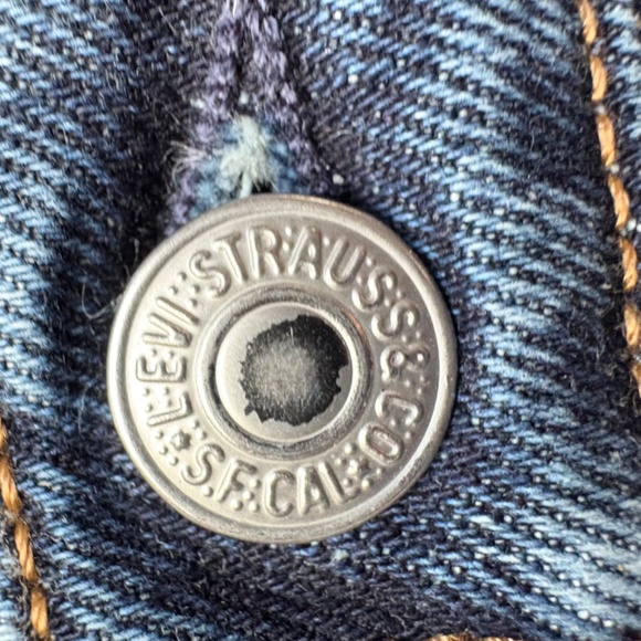 Levis 501 Original Blue Denim Shorts Size W29 W28 & 26 High-Rise Cut Off - Picture 7 of 16